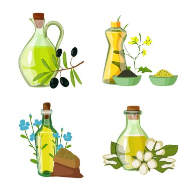 Vektör Illustration şişe ve cam logosu. Stok için şişe ve tarım vektör simgesi koleksiyonu.