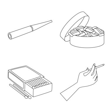 Sağlık ve nikotin logo vektör tasarımı. Sağlık ve istatistik topluluğu stok web simgesi.