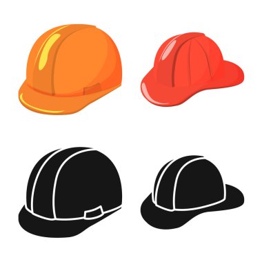 Giyim ve kap sembolü yalıtılmış nesne. Giyim ve bere hisse senedi vektör çizim.