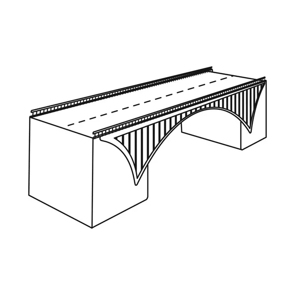 Vektor illustration av brygga och monterad skylt. Samling av överbryggar och seglar utmed kusten lagerför symbol för rengöringsduk. — Stock vektor