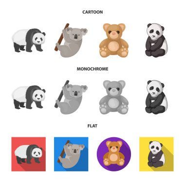 Uyku ve kahverengi simgesivektör illüstrasyon. Stok için uyku ve hayvan vektör simgesi koleksiyonu.