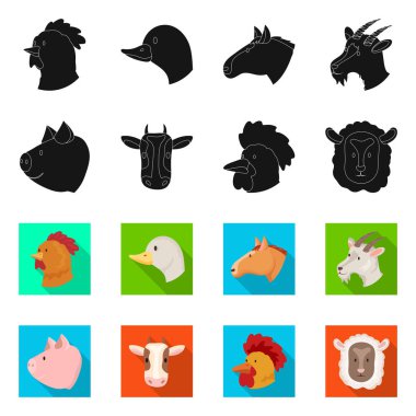 Tarım ve işareti üreme izole nesne. Tarım ve organik hisse senedi vektör çizim.