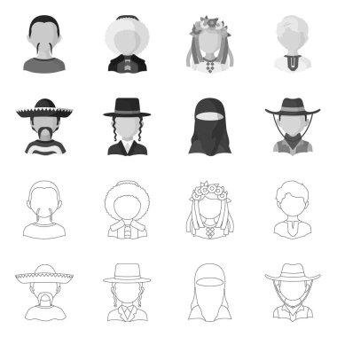 Kopyacı ve ikamet sembolü yalıtılmış nesne. Kopyacı ve hisse senedi için kültür vektör simge kümesi.