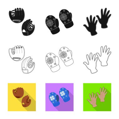 Siluet ve güvenlik simgesi yalıtılmış nesne. Hisse senedi için konfor ve siluet vektör simge kümesi.