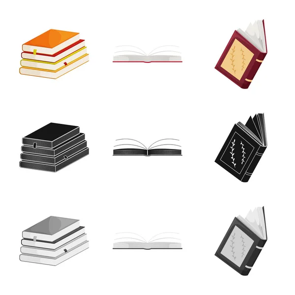 Illustrazione vettoriale della formazione e logo di copertina. Set di formazione e libreria stock symbol per il web . — Vettoriale Stock