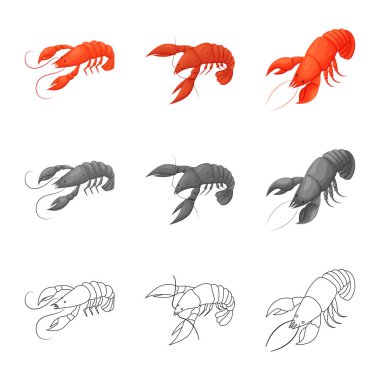 Meze ve okyanus sembolü yalıtılmış nesne. Meze dizi ve hisse senedi için incelik vektör simgesi.