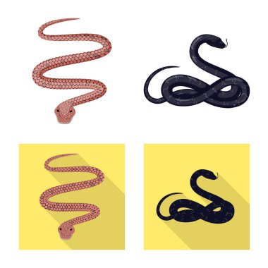 Mammal ve tehlike işareti yalıtılmış nesne. Hisse senedi için memeli ve tıp vektör simge kümesi.