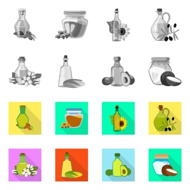 Sağlıklı ve sebze simge vektör tasarımı. Tarım hisse senedi vektör çizim ve sağlıklı topluluğu.