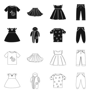 Moda ve giysi logo vektör tasarımı. Moda ve pamuk hisse senedi simgesi için web topluluğu.