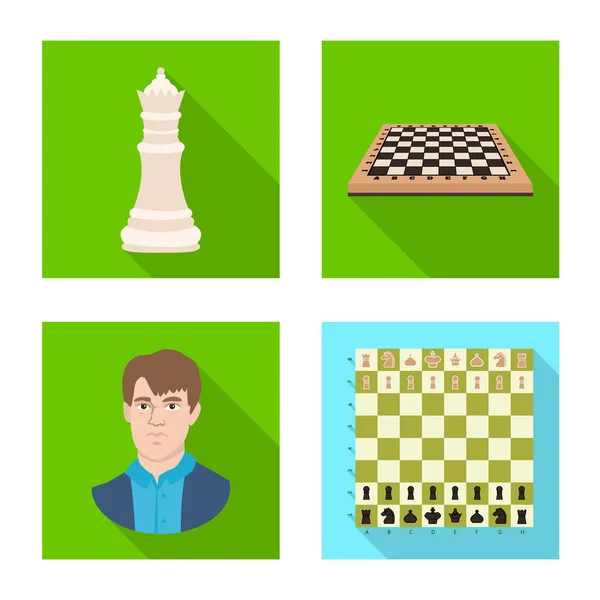 Vector design of checkmate and thin symbol. Set of checkmate and target stock symbol for web. — Stock Vector