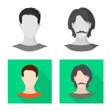 Profesyonel ve fotoğraf logo yalıtılmış nesne. Profesyonel topluluğu ve hisse senedi için profil vektör simgesi.