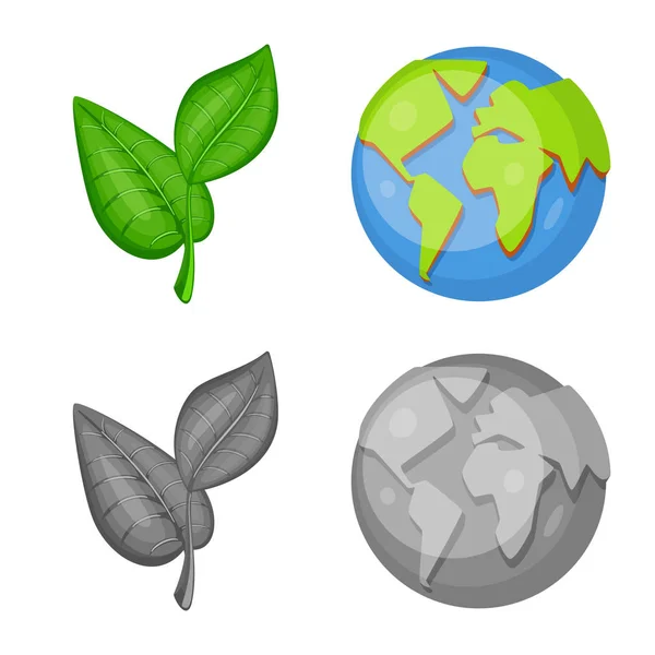 Ilustración vectorial del icono de la innovación y la tecnología. Colección de innovación y símbolo de stock de naturaleza para la web . — Vector de stock