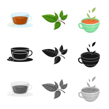 Sağlıklı ve çiçek logo vektör Illustration. Sağlıklı ve degrade hisse senedi simgesi için web topluluğu.