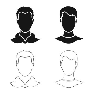 Profesyonel ve fotoğraf simge yalıtılmış nesne. Profesyonel topluluğu ve hisse senedi için profil vektör simgesi.