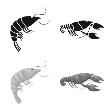 Meze ve okyanus simge vektör tasarımı. Meze ve incelik hisse senedi simgesi için web topluluğu.