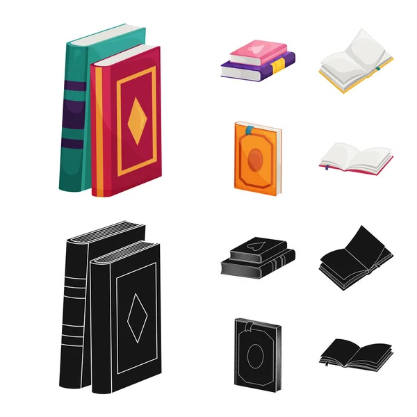 Vector illustratie van opleiding en dekking teken. Aantal opleidings- en boekhandel vector pictogram voor voorraad. — Stockvector