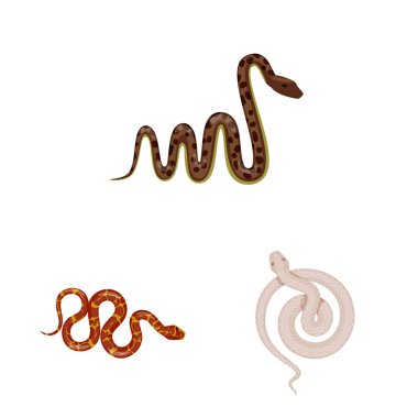 Zehir ve kötü simge vektör Illustration. Zehir kümesi ve ısırık hisse senedi vektör çizim.