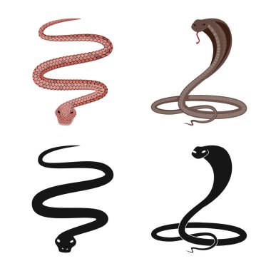 Memeli ve tehlike simgesi yalıtılmış nesne. Memeli ve tıp hisse senedi vektör çizim seti.