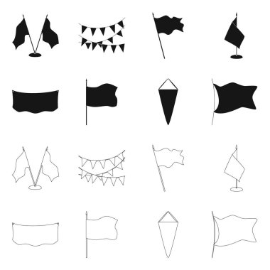 Doku ve sunu simge vektör Illustration. Doku ve medya hisse senedi vektör çizim seti.