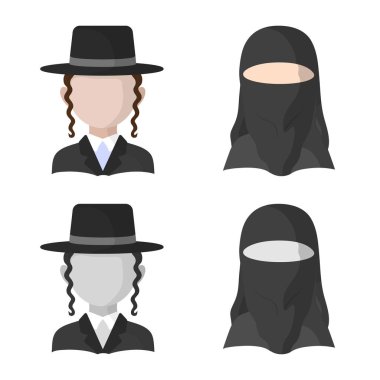 Kopyacı ve yerleşik simge yalıtılmış nesne. Kopyacı ve kültür hisse senedi vektör çizim koleksiyonu.