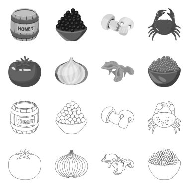 Tat ve ürün sembolü yalıtılmış nesne. Tat ve hisse senedi simgesi web için pişirme.