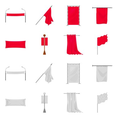 Doku ve sunum işareti yalıtılmış nesne. Doku ve medya koleksiyonu vektör hisse senedi simgesi.