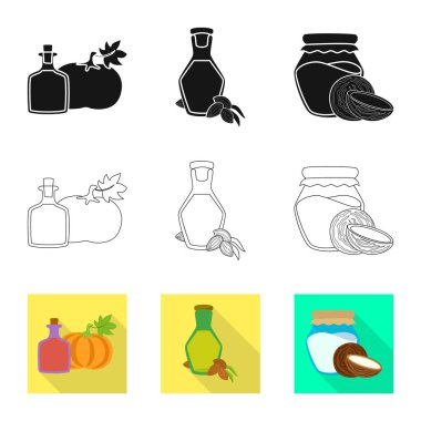 Sağlıklı ve sebze sembolü yalıtılmış nesne. Sağlıklı kümesi ve web için tarım hisse senedi simgesi.