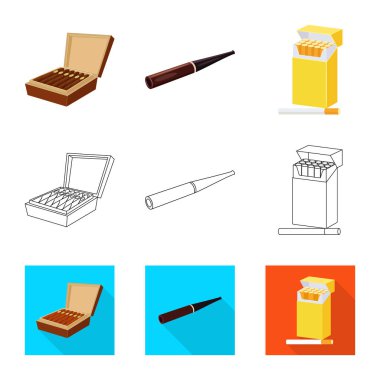 Çöp ve dur işareti vektör tasarımı. Hisse senedi için çöp ve alışkanlık vektör simge topluluğu.