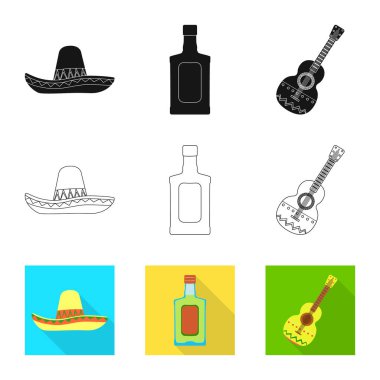 Kafe ve Latin sembolü yalıtılmış nesne. Kafe ve hisse senedi için ulusal vektör ikon koleksiyonu.