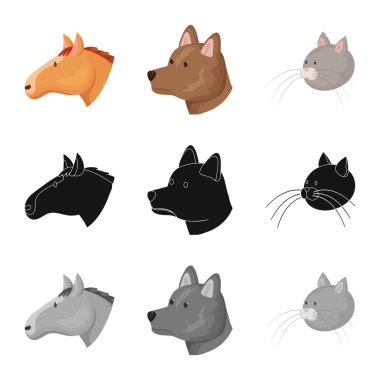 Tarım ve Hayvancılık simge vektör Illustration. Tarım ve organik hisse senedi simgesi için web topluluğu.