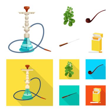 Çöp tasarımını vektör ve simge durdurmak. Çöp ve alışkanlık hisse senedi simgesi için web topluluğu.