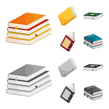 Eğitim ve kapak simge vektör tasarımı. Eğitim ve kitabevi hisse senedi simgesi için web topluluğu.