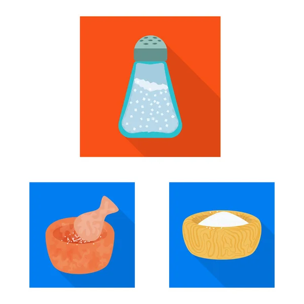 Vector illustration of raw and kitchen icon. Collection of raw and sea stock vector illustration. — Stock Vector