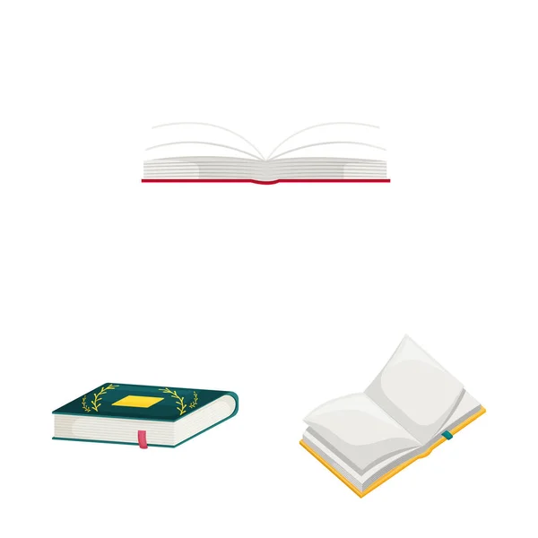 Illustration vectorielle de l'icône bibliothèque et librairie. Collection de bibliothèque et icône vectorielle de la littérature pour le stock . — Image vectorielle