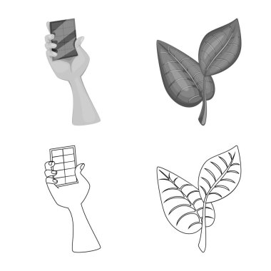 Yenilik ve teknoloji sembol yalıtılmış nesne. Yenilik ve doğa hisse senedi simgesi için web topluluğu.