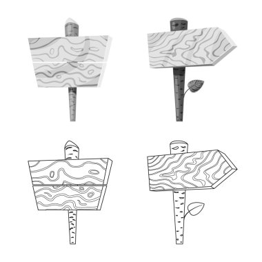 Ham izole nesne ve orman logosu. Ham kümesi ve parke hisse senedi simgesi web için.