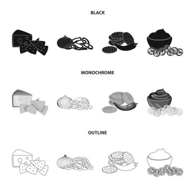 Tat ve işareti daiç vektör tasarımı. Tat ve organik hisse senedi vektör çizim.
