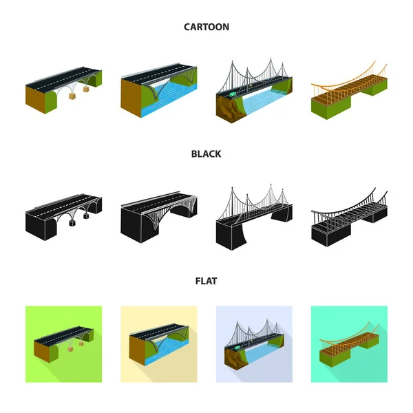 Diseño vectorial de conexión y símbolo de diseño. Colección de conexión e icono de vector lateral para stock . — Archivo Imágenes Vectoriales