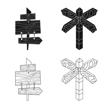 Ham vektör tasarımı ve orman logosu. Ham kümesi ve parke hisse senedi simgesi web için.