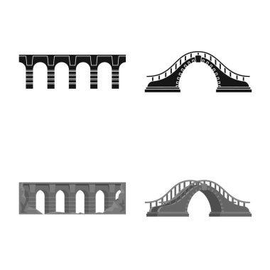 Vektör Illustration bağlantı ve tasarım sembolü. Bağlantı ve yan vektör simgesini hissenin koleksiyonu.