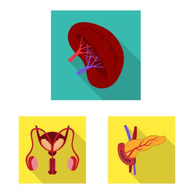 İnsan ve sağlık simgesivektör tasarımı. Stok için insan ve bilimsel vektör simgesi koleksiyonu.