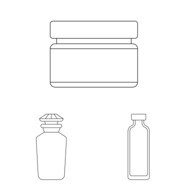 Eczane ve ilaç işareti vektör tasarımı. Hisse senedi için eczane ve sağlık vektör simge topluluğu.