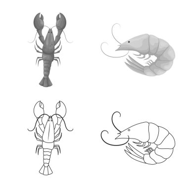 Meze ve okyanus sembolü yalıtılmış nesne. Meze ve incelik hisse senedi simgesi için web topluluğu.