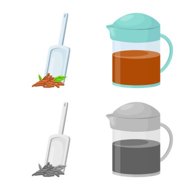 Sağlıklı ve çiçek logo vektör Illustration. Hisse senedi için sağlıklı ve degrade vektör simge kümesi.