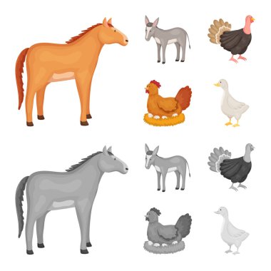 Üreme ve mutfak logo vektör Illustration. Koleksiyon ıslahının ve organik vektör hisse senedi simgesi.