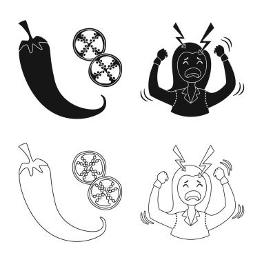 Tıp vektör çizim ve ağrı oturum açın. Hastalık hisse senedi vektör çizim ve tıp kümesi.