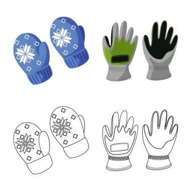 Siluet ve güvenlik işareti vektör tasarımı. Siluet ve konfor hisse senedi vektör çizim seti.