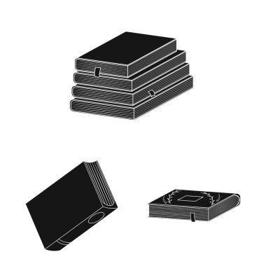 Vektör tasarım Illustration ve bilgi simgesi. Stok için Illustration ve kitapçı vektör simgesi koleksiyonu.