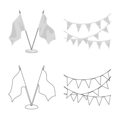 Doku ve sunu simge vektör tasarımı. Hisse senedi için doku ve medya vektör simge kümesi.