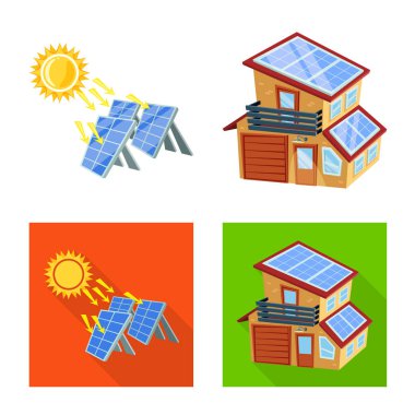 Yenilik ve teknoloji logo vektör Illustration. Yenilik ve doğa hisse senedi vektör çizim koleksiyonu.